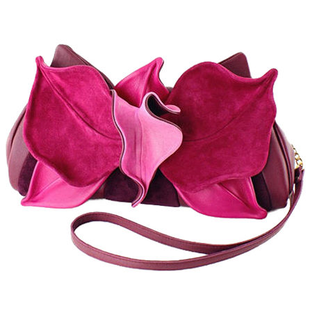 Clutch Orchid Red Pink by Knotty Studio