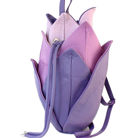 Lotus Backpack Violet Mauve by Knotty Studio
