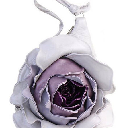 Queenly Rose White Mauve by Knotty Studio