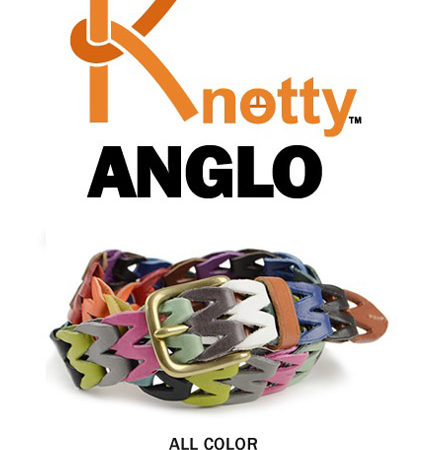 Rainbow Anglo Belt by Knotty Studio