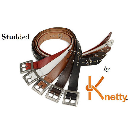 Studded Series Belts by Knotty Studio