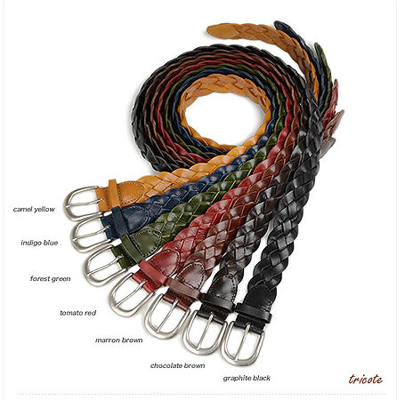 Braided Series Belts by Knotty Studio