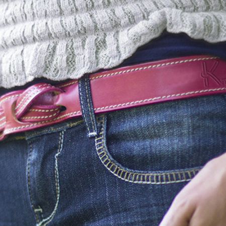 Knot Collection Hot Pink Buckle-less by Knotty Studio